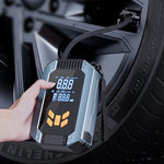 Portable Car Jump Starter with Air Compressor and USB Charger