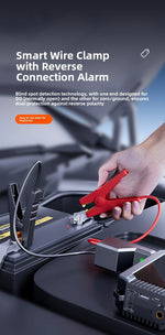Portable Car Jump Starter with Air Compressor and USB Charger