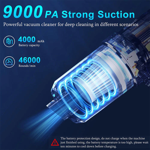 Portable Wireless Handheld Car Vacuum Cleaner